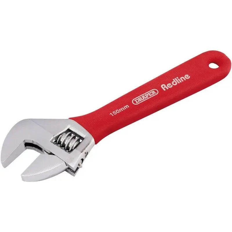 Draper Redline Soft Grip Adjustable Wrench - 150mm - 200mm