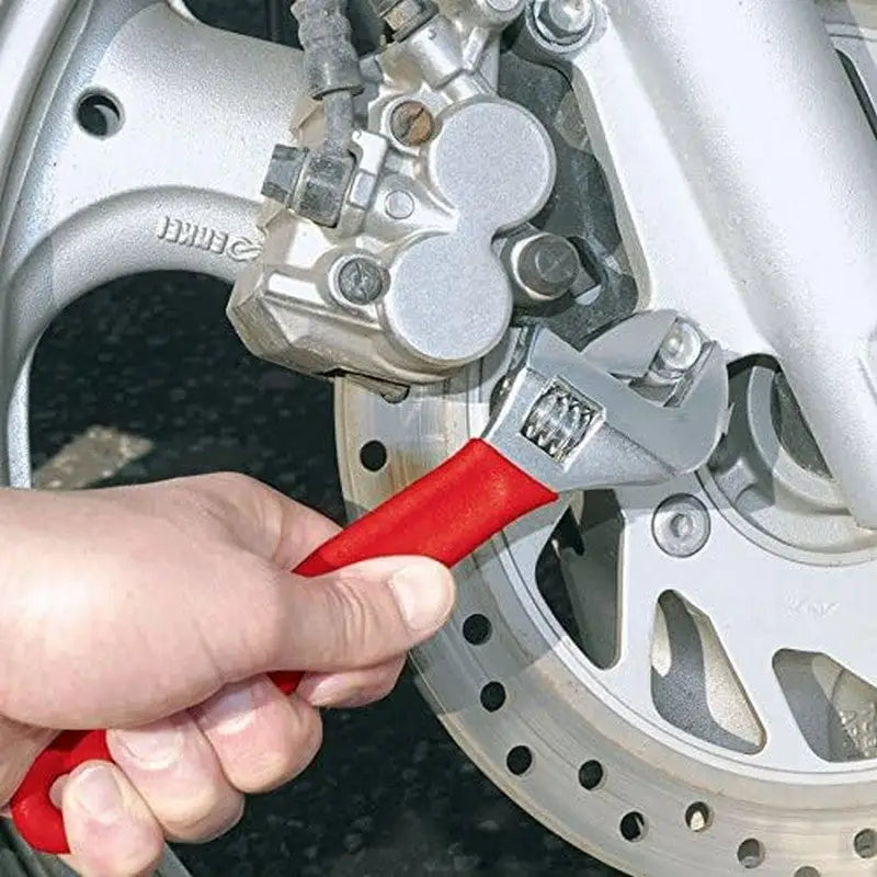 Draper Redline Soft Grip Adjustable Wrench - 150mm - 200mm