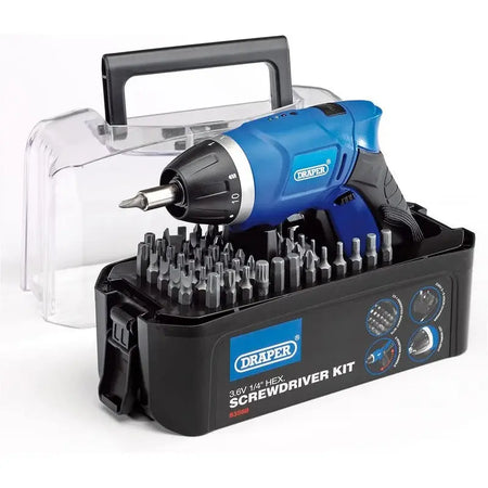 Draper Storm Force 3.6V Cordless Li-Ion Battery Screwdriver