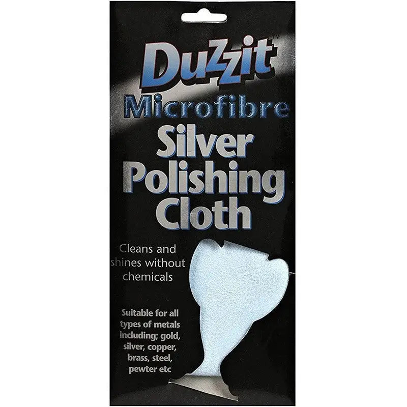 Duzzit Microfibre Silver Multipurpose Cloth 30x25cm