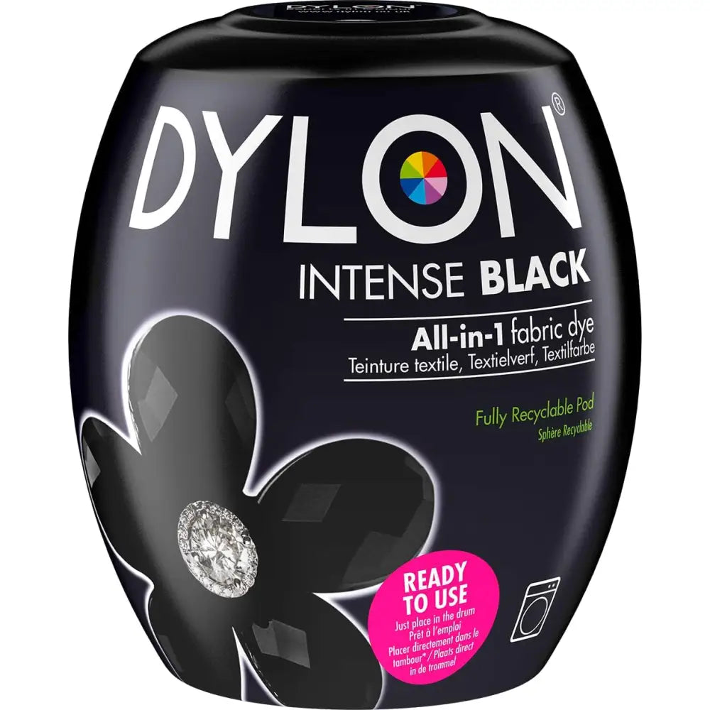 Dylon All-in-1 Fabric Dye Pods 350g - Intense Black