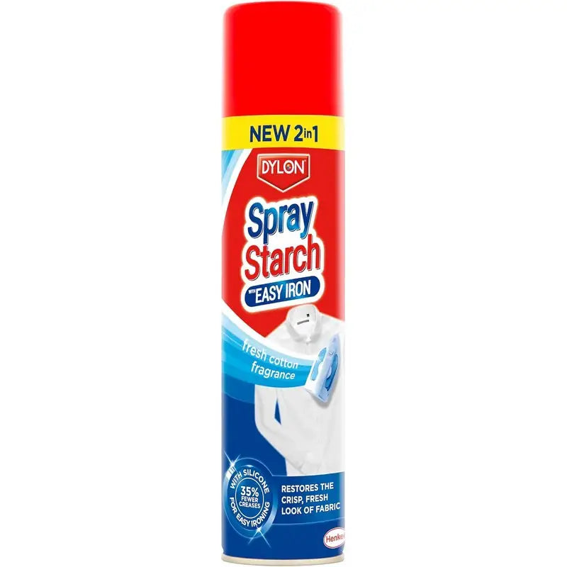 Dylon Spray Starch With Easy Iron 300ml - Cleaning Products
