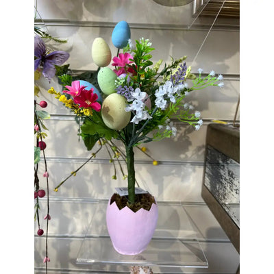 Easter Egg Topiary Tree 20cm - Seasonal & Holiday
