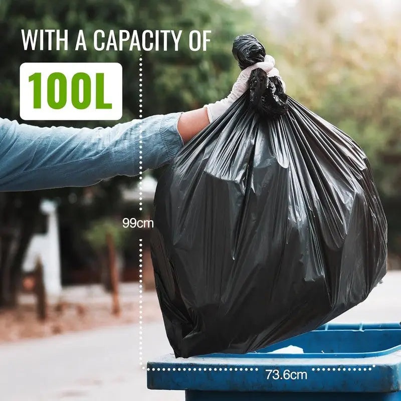 Ecobag Heavy Duty Refuse Sacks Extra Strong 10X100L