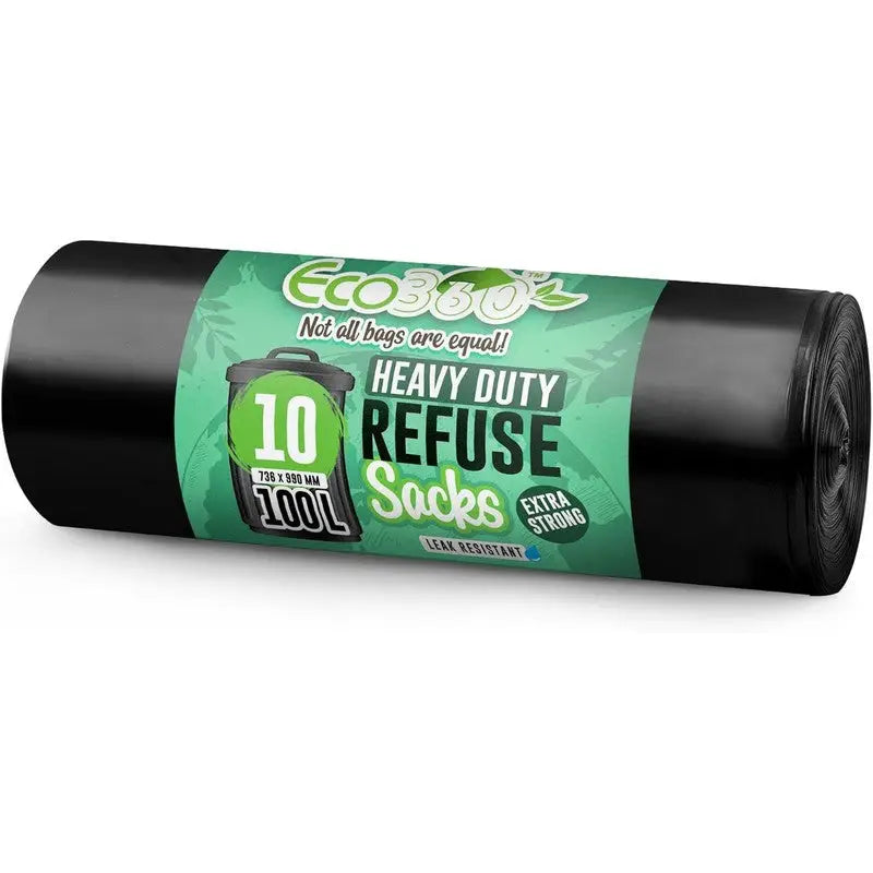 Ecobag Heavy Duty Refuse Sacks Extra Strong 10X100L