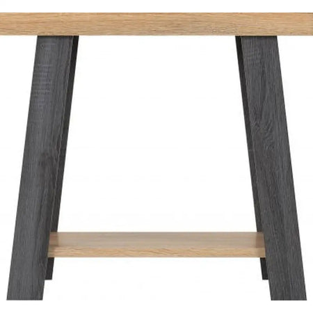 Eddie Side Table - Grey / Sonoma Oak Effect - 45 x 60 x 55cm
