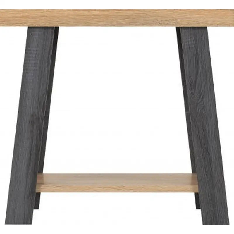 Eddie Side Table - Grey / Sonoma Oak Effect - 45 x 60 x 55cm