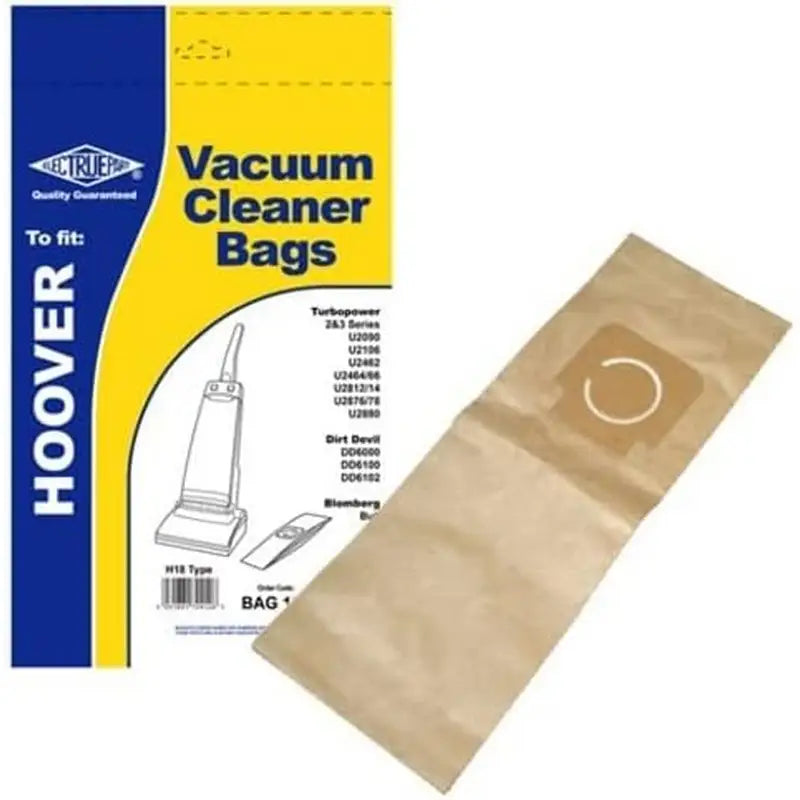 Electrupart H18 Hoover Vacuum Bags 5 Pack - BAG 123