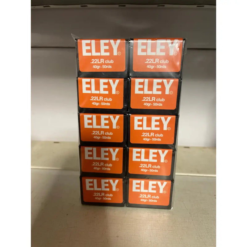 Eley.22 Long Rifle Rimfire Ammunition - Club / 500 Pack