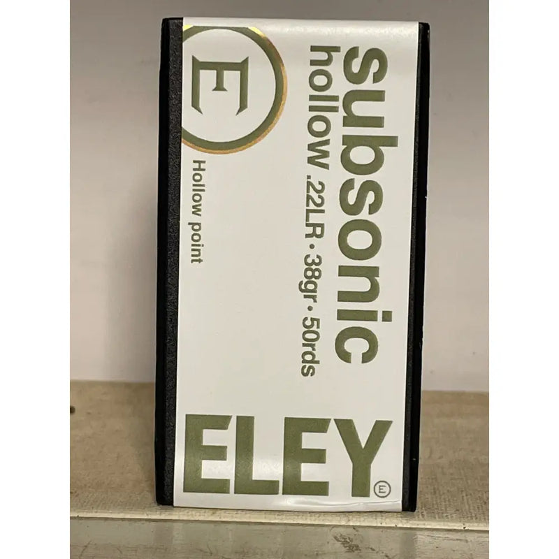 Eley.22 Long Rifle Rimfire Ammunition - Subsonic / 50 Pack