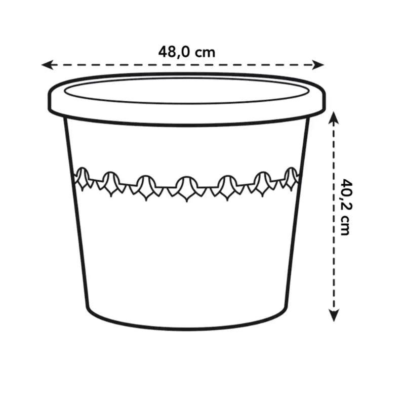Elho Algarve Cilindro - Various Sizes and Colours Plant Pot