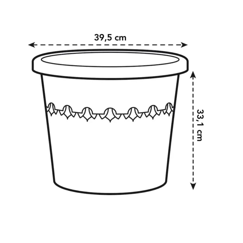 Elho Algarve Cilindro - Various Sizes and Colours Plant Pot