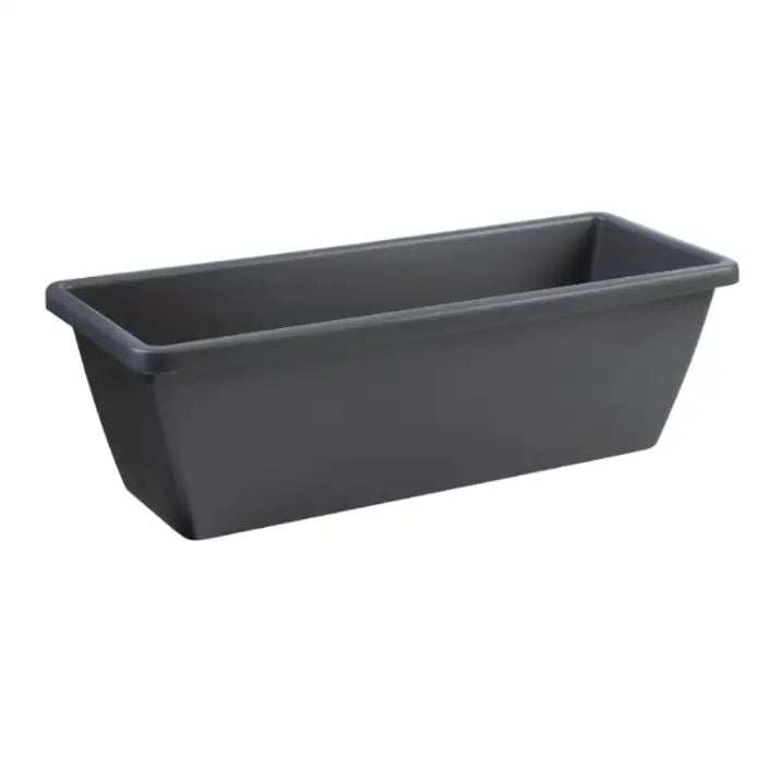 Elho Barcelona Trough Planter - 70cm - Black/Anthracite