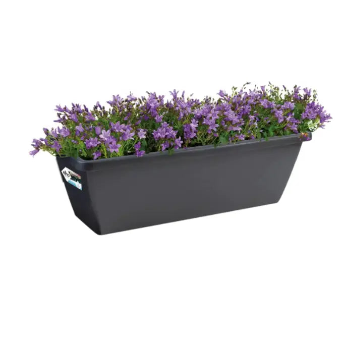Elho Barcelona Trough Planter - 70cm - Black/Anthracite