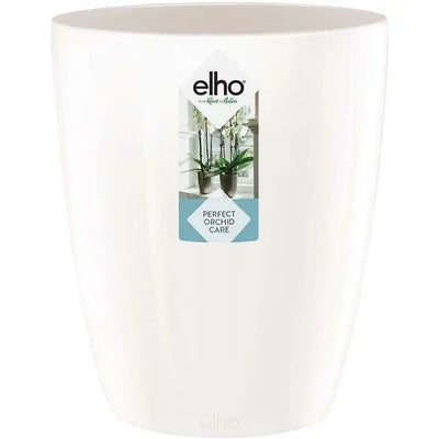 Elho Brussels Diamond Orchid High Flower Pot White - 10.7 X