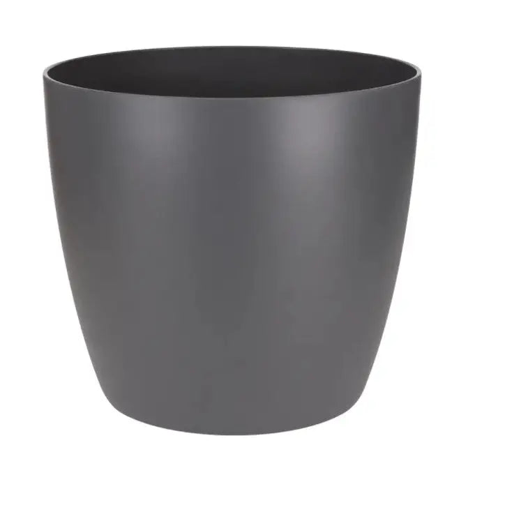 Elho Brussels Round Mini Anthracite 12.5cm - Gardening &