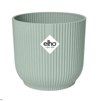 Elho Vibes Fold Round House Plant Pot Sorbet Green 18cm