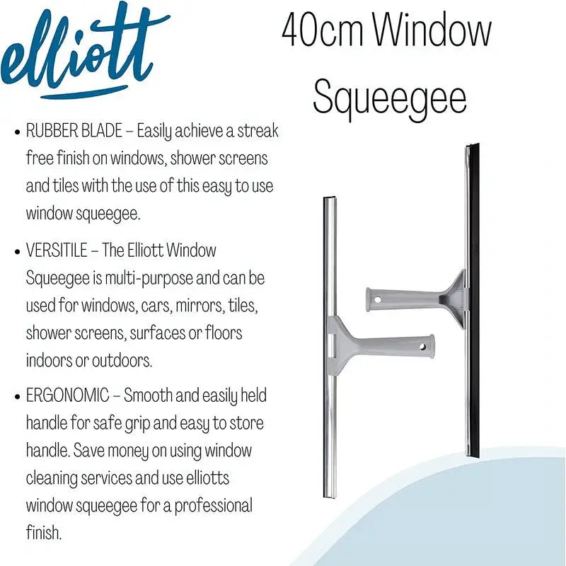 Elliott Multi-Purpose Window Squeegee Aluminium Frame