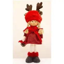 Enchante Christmas Wishes Small Standing Reindeer Girl -
