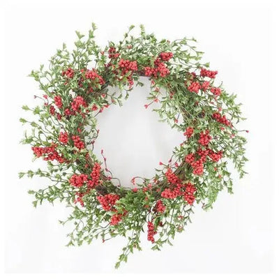 Enchante Holly Berry Wreath 60cm - Christmas