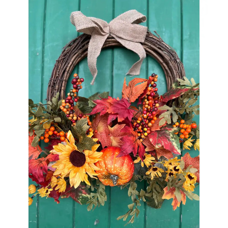 Enchante Pumpkin Spice Vine Wreath 60cm - Autumn