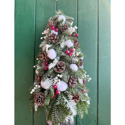 Enchante Snowball Tree Berry & Cone 50cm - Christmas