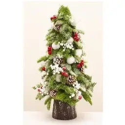 Enchante Snowball Tree Berry & Cone 50cm - Christmas