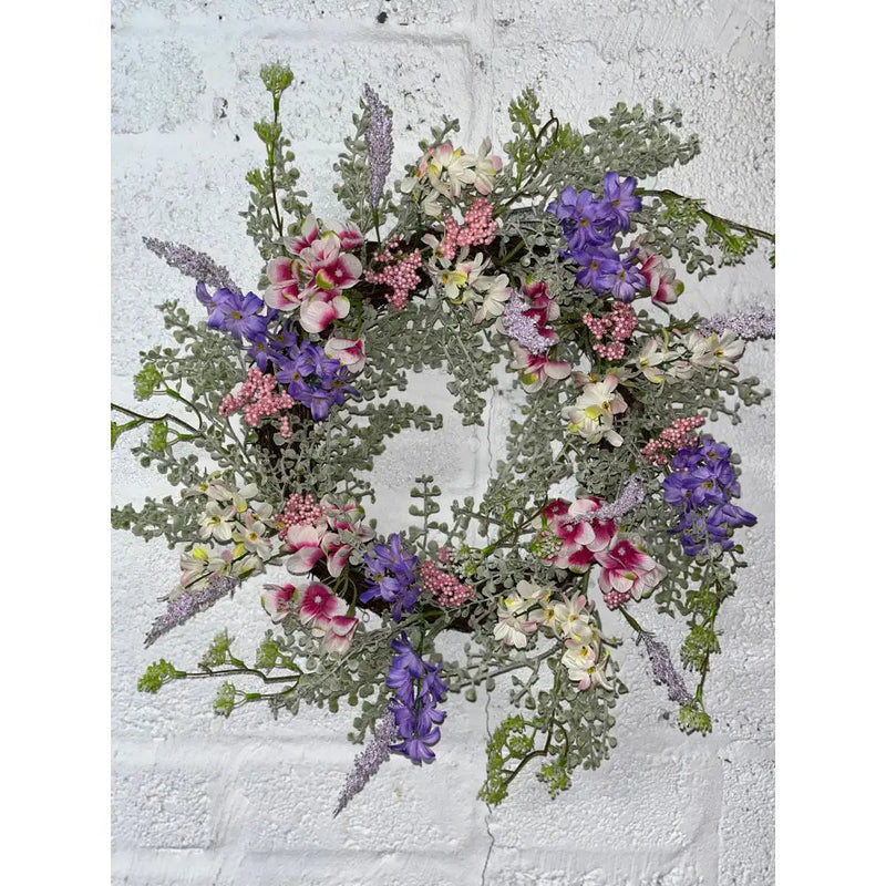 Enchante Whimsy Floral Large Wreath 45cm - Wreaths &