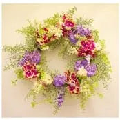 Enchante Whimsy Floral Large Wreath 45cm - Wreaths &