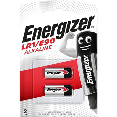 Energizer LR1 / E90 Alkaline Batteries 2 Pack - Battery