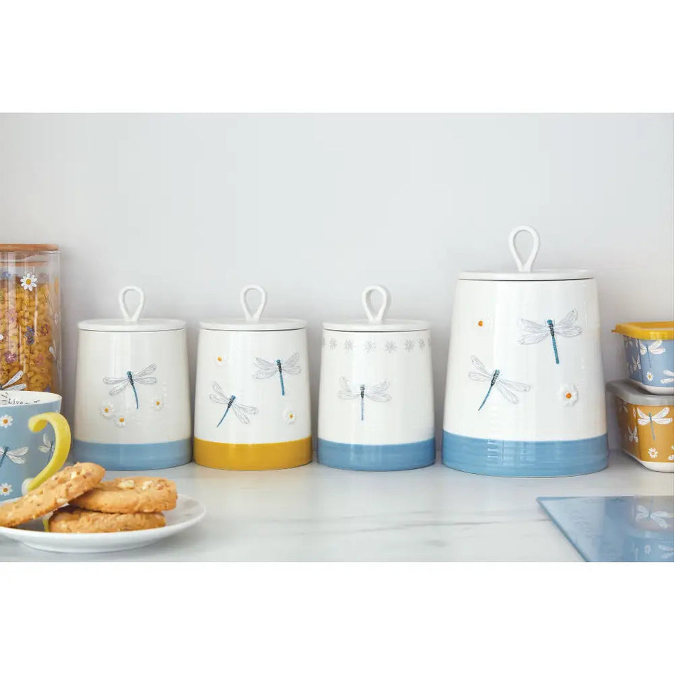 English Meadow - Ceramic Canister Tea Coffee Or Sugar (2140)