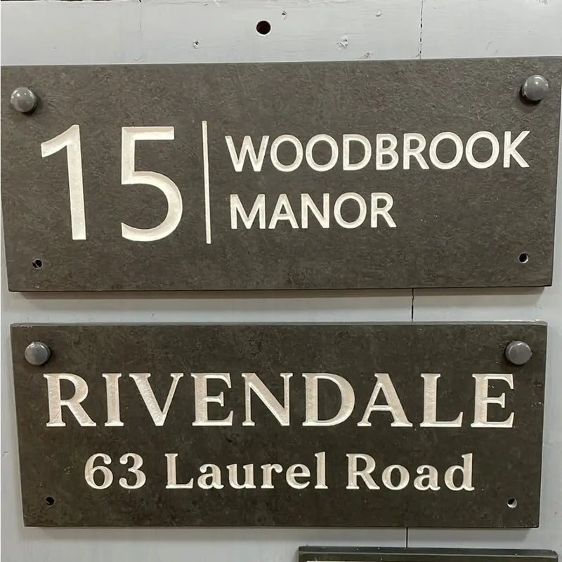 Engraved House Signs (Made to order) - Assorted Sizes