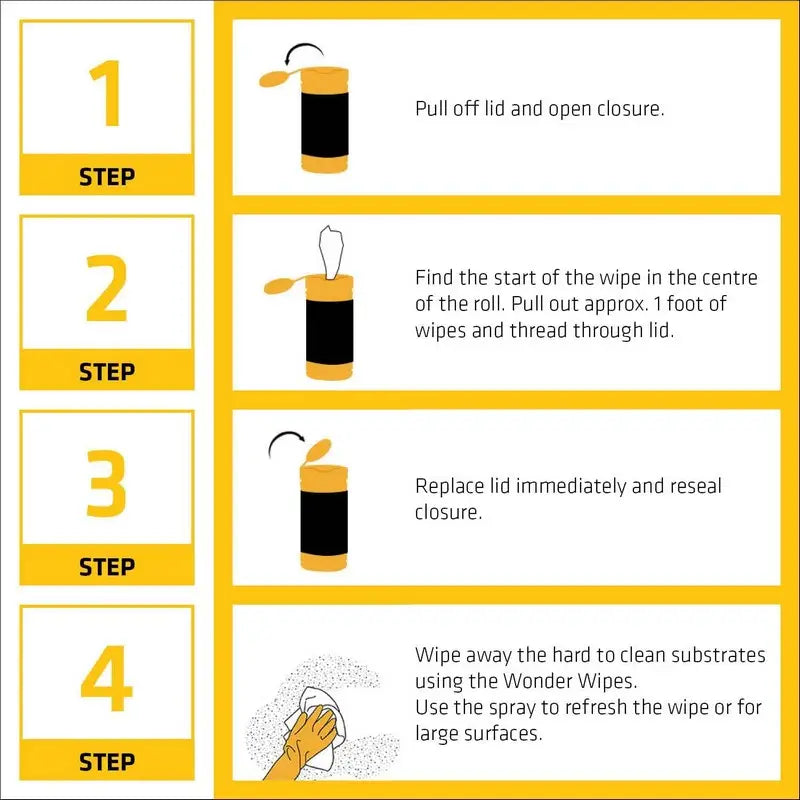 EverBuild Multi-Use Wonder Wipes - 100 Wipes - DIY Tools &