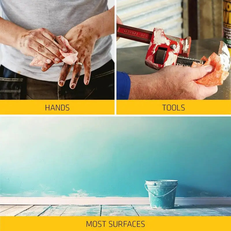 EverBuild Multi-Use Wonder Wipes - 100 Wipes - DIY Tools &