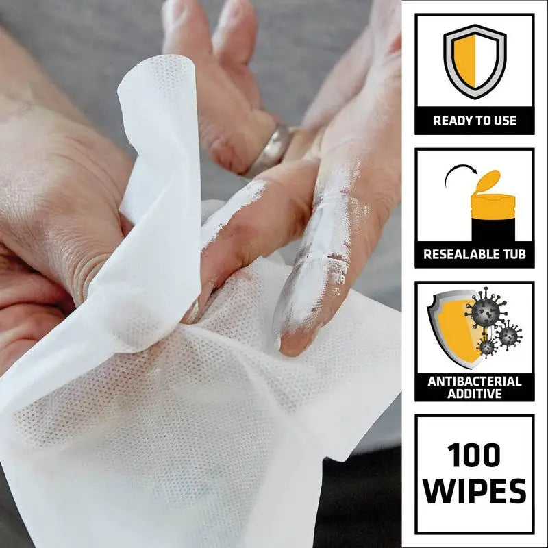 EverBuild Multi-Use Wonder Wipes - 100 Wipes - DIY Tools &