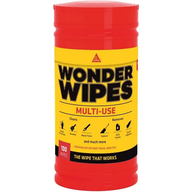 EverBuild Multi-Use Wonder Wipes - 100 Wipes - DIY Tools &