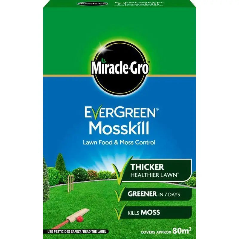 Evergreen Mosskill With Lawn Food 80M2 - Gardening &
