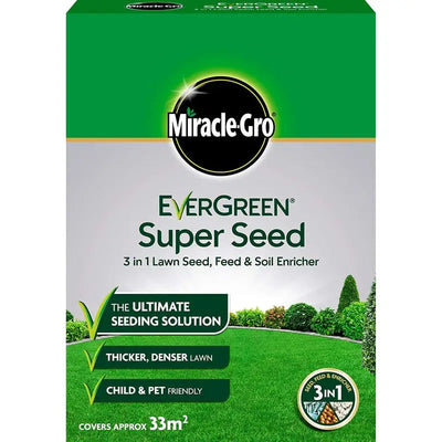 Evergreen Super Seed Lawn Seed 2Kg 66m2 - Gardening &