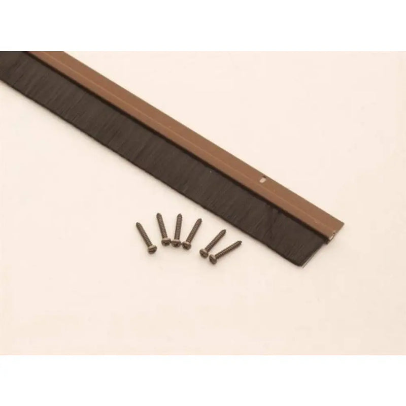 Exitex Draught Seal Brush Strip PVC 914mm - Brown