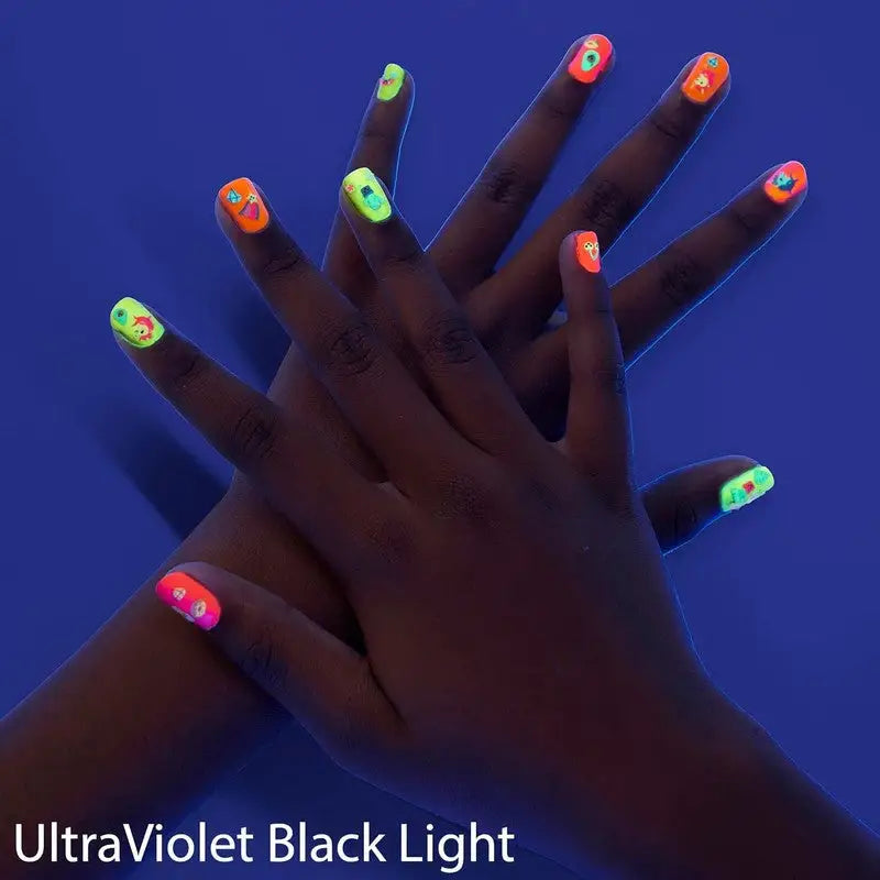 Fab Lab Glow In The Dark Nail Art Set - Toys
