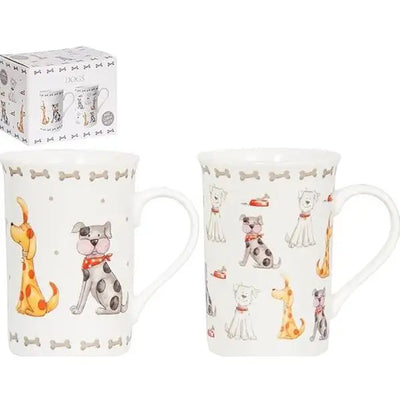 Faithful Friends Mug Dog Set of 2 - Kitchenware >> Mugs