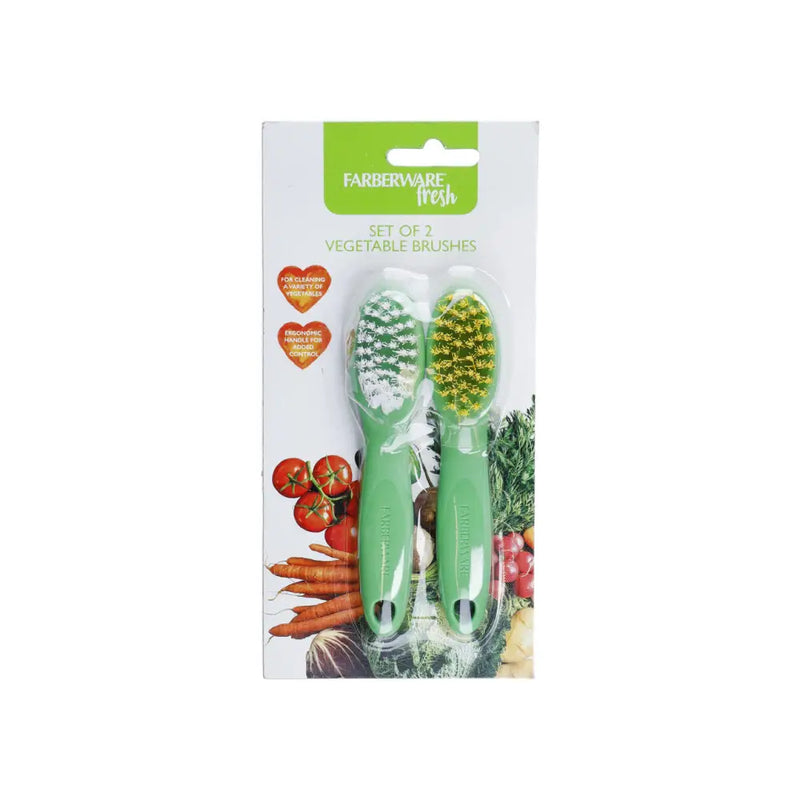 Farberware Fresh Set Of 2 Vegetable Brushes - Kitchenware