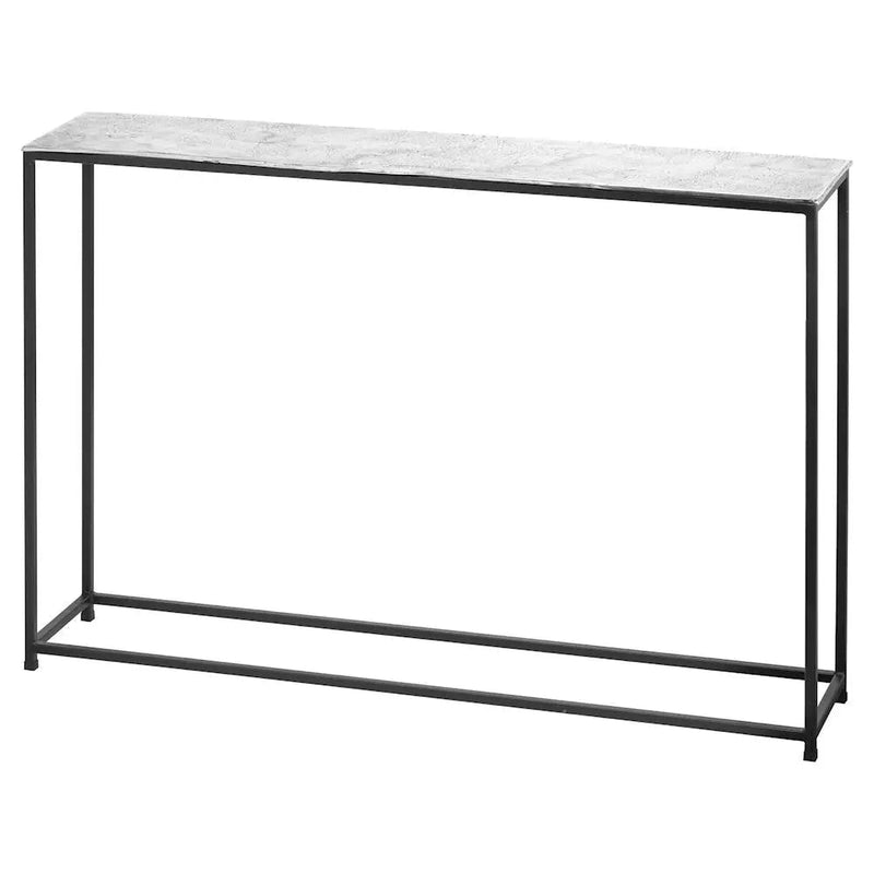 Farrah Silver Top Console Table 117x25x80cm - Tables