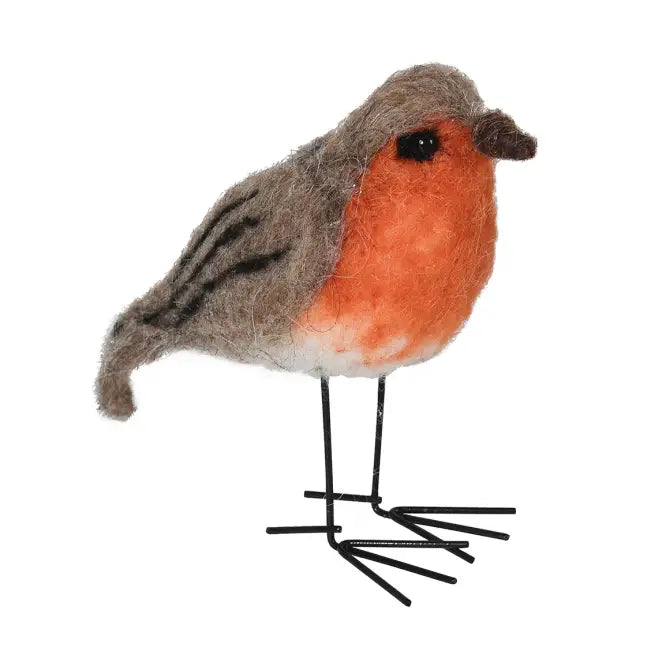 Felt Standing Robin - Christmas >> Baubles Tree Decorations