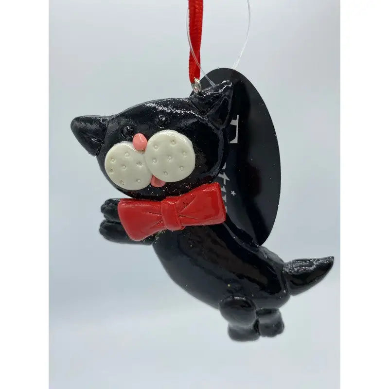 Festive 10cm Assorted Claydough Cat & Dog Christmas Tree