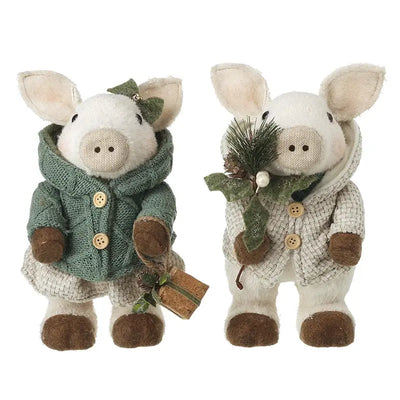 Festive Pig Wrapped Up 14x25cm - 2 Assorted 1 Sent