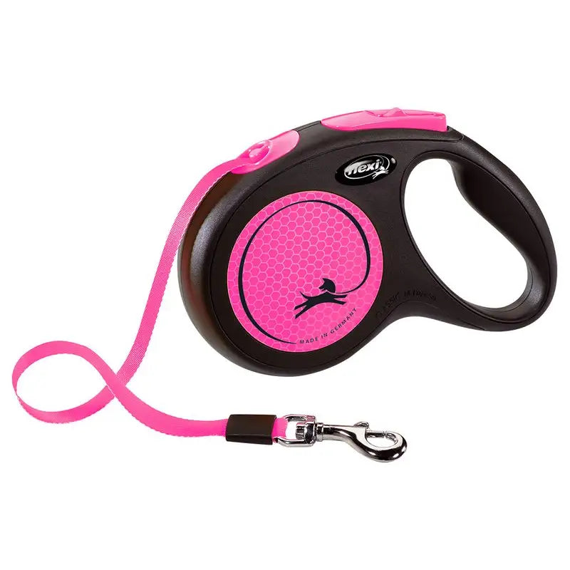 Flexi Neon Tape Medium 5m - Pink - Pet Supplies