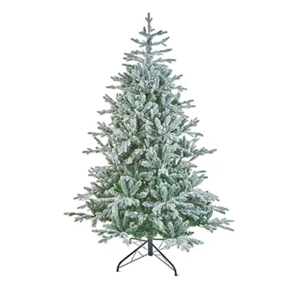 Flocked Kenilworth Spruce Tree 2.1m / 7ft - Seasonal >>