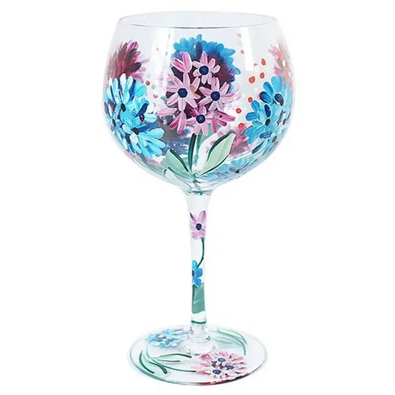 Flower Gin Glasses - 3 Designs Available - Hydrangeas - Gin