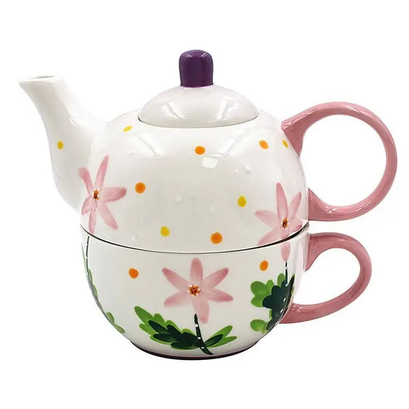 Flower Tea For One Cosmos - Kitchenware